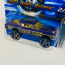 2006 Hot Wheels Hi-Rakers 1971 Buick Riviera 102 morado PR5 Primera Edición