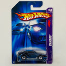 2007 Hot Wheels Chevrolet Camaro Z28 azul metálico 5SP base ZAMAC