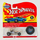 1994 Hot Wheels Vintage Collection Red Baron plata metálico Redline RL base ZAMAC - Incluye Botón Coleccionista
