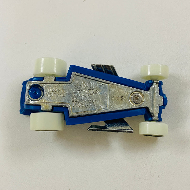 2017 Hot Wheels HW Glow Wheels Z-Rod azul 5SP base ZAMAC - Loose/Suelto - Glow in the Dark - Brilla en la Oscuridad