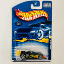 2000 Hot Wheels Ferrari 333 SP 157 negro con flamas PR5