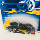 2000 Hot Wheels Ferrari 333 SP 157 negro con flamas PR5