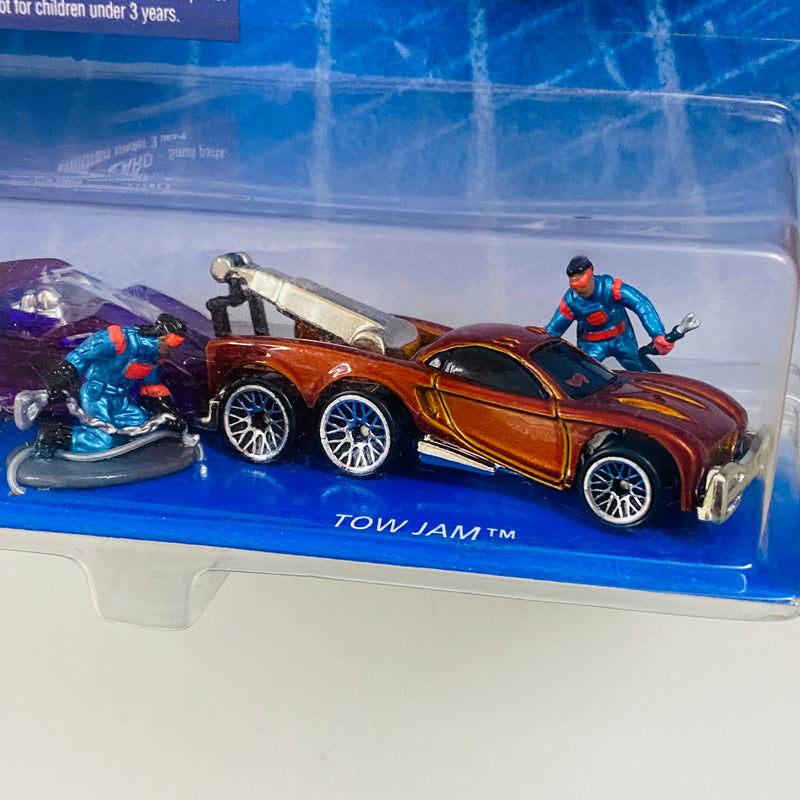 1999 Hot Wheels Action Pack Towing 2010 Diorama Set - Shadow Jet II y Tow Jam