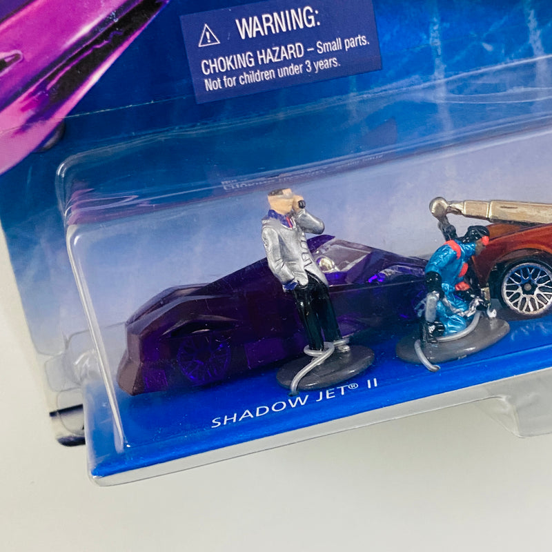 1999 Hot Wheels Action Pack Towing 2010 Diorama Set - Shadow Jet II y Tow Jam