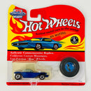 1994 Hot Wheels Vintage Collection 1950 Oldsmobile Beatnik Bandit azul metálico RL base ZAMAC - Incluye Botón Coleccionista