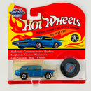 1994 Hot Wheels Vintage Collection Chevrolet Classic Nomad azul metálico metálico Redline RL base ZAMAC - Incluye Botón Coleccionista