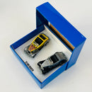 2001 Hot Wheels Special Edition KB Toys Exclusive Series 4 2 Pack Set de 2 - 33 Ford Roadster amarillo con flamas y ZAMAC