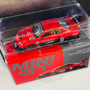 2025 Mini GT MiJo Exclusives 1:64 Limited Edition Nissan LB-ER34 Super Silhouette SKYLINE Red/Black rojo con negro Llantas de Goma
