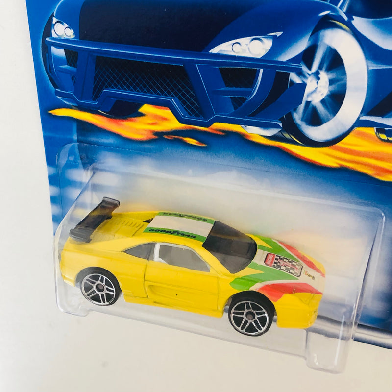 2001 Hot Wheels Ferrari F355 Challenge 191 amarillo PR5 base ZAMAC