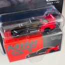 2024 Mini GT MiJo Exclusives 1:64 Limited Edition LB-Super Silhouette Nissan S15 SILVIA ADVAN negro con rojo Llantas de Goma