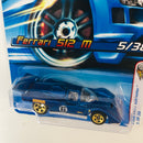 2006 Hot Wheels First Editions Ferrari 512M 005 azul metálico 5SP Primera Edición