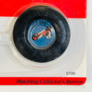 1994 Hot Wheels Vintage Collection Red Baron plata metálico Redline RL base ZAMAC - Incluye Botón Coleccionista