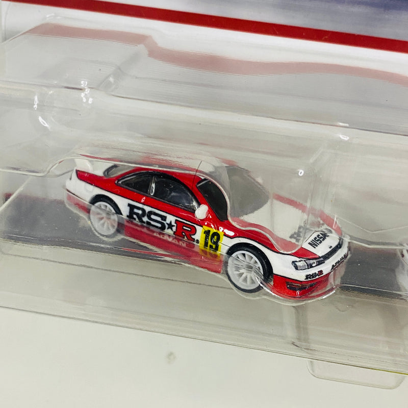 2024 Hot Wheels Premium Car Culture Nissan Silvia 2 Pack Set de 2 - Nissan 240SX S14 y Nissan Silvia S15 con Llantas de Goma RR