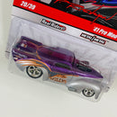 2010 Hot Wheels Phil's Garage Jeep 41 Pro Mod Willys plata metálico Llantas de Goma RR base ZAMAC