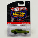 2010 Hot Wheels Phil's Garage CHASE Toys R Us Exclusive 69 Pontiac GTO verde metálico Llantas de Goma RR base ZAMAC - CHASE de Edición Limitada