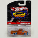 2010 Hot Wheels Wayne's Garage Target Exclusive Custom 56 Ford Truck naranja Llantas de Goma RR base ZAMAC