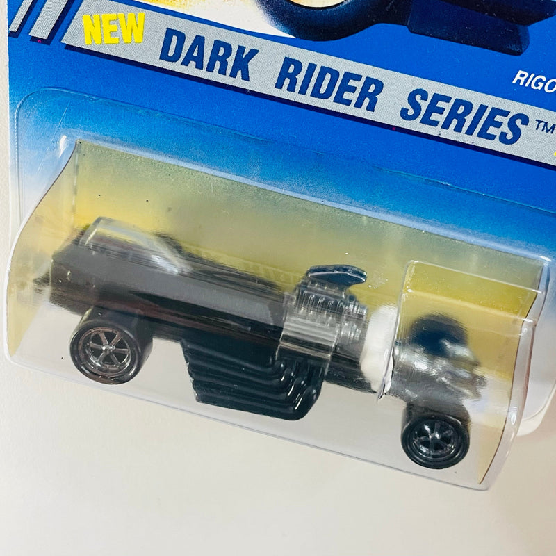 1995 Hot Wheels Dark Rider Series Rigor Motor negro metálico PC6 variante rara