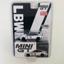 2022 Mini GT MiJo Exclusives 1:64 Limited Edition 1/3000 LB Works BMW M4 blanco Llantas de Goma