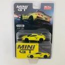 2022 Mini GT MiJo Exclusives 1:64 Limited Edition 1/2400 Chevrolet Corvette Z06 amarillo Llantas de Goma