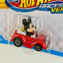 2025 Hot Wheels RacerVerse Disney Mickey Mouse rojo RVD Base Metal