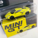 2022 Mini GT MiJo Exclusives 1:64 Limited Edition 1/2400 Chevrolet Corvette Z06 amarillo Llantas de Goma