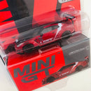 2022 Mini GT MiJo Exclusives 1:64 Limited Edition 1/3600 LB Works Nissan GT-R rojo Llantas de Goma