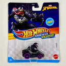 2025 Hot Wheels RacerVerse Marvel Spider-Man Venom negro RVD Base Metal Primera Edición