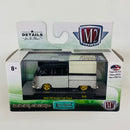 2018 M2 Machines Limited Edition 1/6,888 Auto Trucks Volkswagen 1960 VW Double Cab Truck R48 gris Llantas de Goma