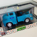 2013 M2 Machines Limited Edition Wild Cards 1956 Ford COE Tow Truck turquesa Llantas de Goma