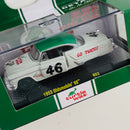 2020 M2 Machines Detroit Muscle Limited Edition 1/9,600 Turtle Wax 1953 Oldsmobile 98 R53 blanco con verde Llantas de Goma