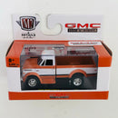 2021 M2 Machines Detroit Muscle Limited Edition 1/8,400 GMC V-Eight 1970 GMC 5500 Truck R59 naranja Llantas de Goma