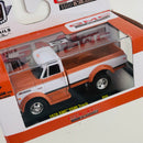2021 M2 Machines Detroit Muscle Limited Edition 1/8,400 GMC V-Eight 1970 GMC 5500 Truck R59 naranja Llantas de Goma
