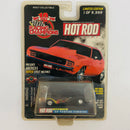 1999 Racing Champions Hot Rod Magazine Limited Edition 1/9,999 68 Pontiac Firebird negro con flamas Llantas de Goma