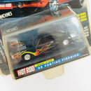 1999 Racing Champions Hot Rod Magazine Limited Edition 1/9,999 68 Pontiac Firebird negro con flamas Llantas de Goma