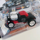 2013 Maisto Muscle Machines 1932 Ford Roadster negro con rojo con Tarjeta Coleccionista