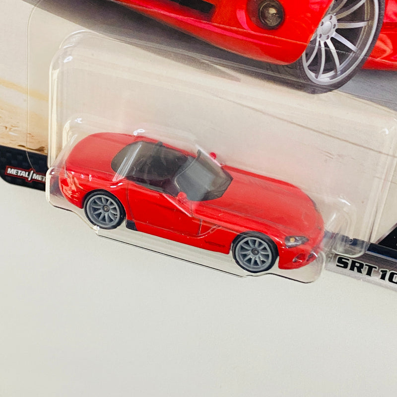 2025 Hot Wheels Premium Fast & Furious Rápidos y Furiosos 2003 Dodge Viper SRT 10 rojo Llantas de Goma RR Primera Edición