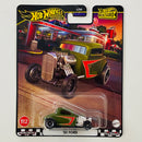 2024 Hot Wheels Premium Boulevard 32 Ford verde Llantas de Goma RR