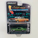 2022 Greenlight Limited Edition California Lowriders 1970 Chevrolet Monte Carlo verde Llantas de Goma
