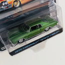 2022 Greenlight Limited Edition California Lowriders 1970 Chevrolet Monte Carlo verde Llantas de Goma