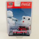 2022 M2 Machines Limited Edition 1/9,600 Coca Cola Coke 1973 GMC Jimmy Sierra SK07 rojo Llantas de Goma