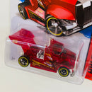 2014 Hot Wheels HW Race Rig Storm rojo OH5 base ZAMAC Primera Edición