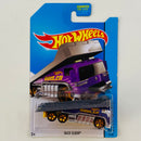 2014 Hot Wheels HW City Back Slider morado 5SP