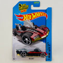 2014 Hot Wheels HW City Buzzerk rojo OH5 Sierra Giratoria