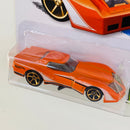 2014 Hot Wheels HW Workshop Chevrolet 76 Greenwood Corvette naranja OH5