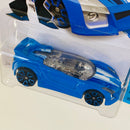 2014 Hot Wheels Team Hot Wheels The Origin of Awesome HW City Quick N Sik azul metálico TRAP5