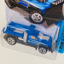 2014 Hot Wheels HW City So Plowed azul 5SP Primera Edición