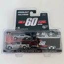 2023 Greenlight Hollywood Hitch & Tow Gone in 60 Seconds 2020 Ford F-150 XL, 1967 Ford Mustang "Eleanor" y Enclosed Car Hauler