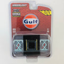 2022 Greenlight GULF Limited Edition Series 1 Double Scissor Lifts Elevadores Tijera para Autos