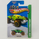 2013 Hot Wheels HW Imagination Swamp Buggy verde 6SP