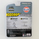 2022 Greenlight GULF Limited Edition Series 1 Double Scissor Lifts Elevadores Tijera para Autos